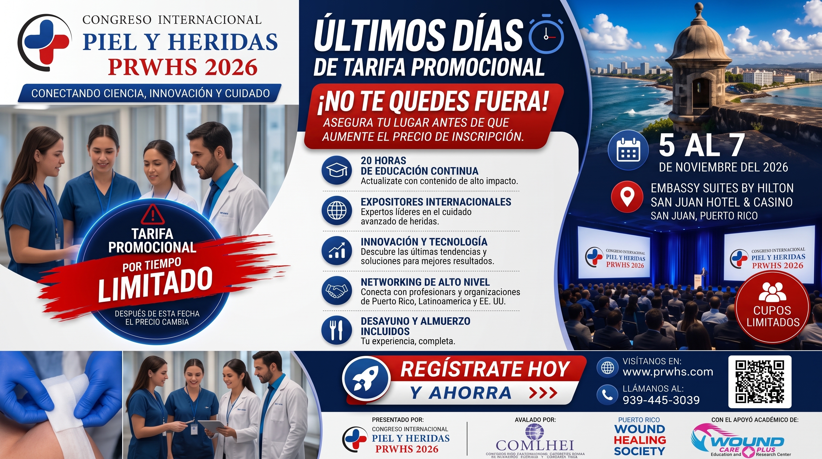 Congreso Internacional PIEL y HERIDAS.  PRWHS. 2026 